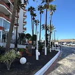 Apartman Danubio, Modernes Mit Poolblick Und Seitlichem Meerblick, Wohnzimmer Und 1 Schlafzimmer, 4 Etage, Im Herzen Von Playa Del Ingles, Gran Canaria