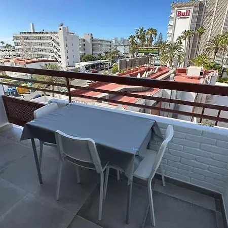 Modernes Mit 1 Schlafzimmer Und Balkon Im Herzen Von Playa Del Ingles, Gran Canaria Playa del Ingles (Gran Canaria)